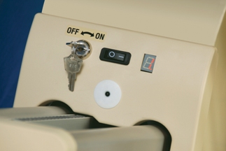 picture of diagnostic display on a brooks stairlift